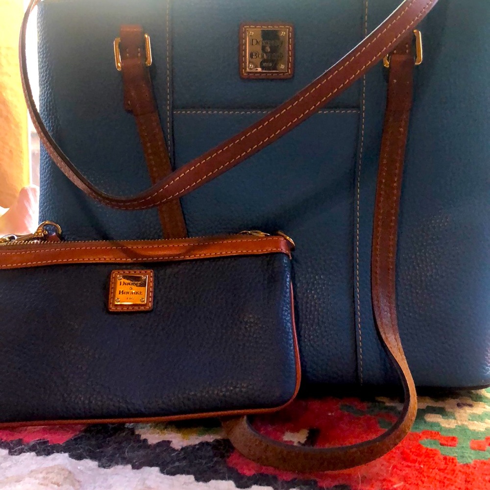 Dooney & Bourke turquoise purse. Authentic and given to me as a gift. EUC!!!